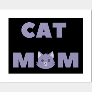 Cat Mom Cat Lovers Posters and Art